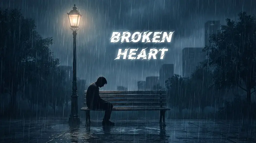 Heart touching sad poetry and broken heart quotes for WhatsApp status background