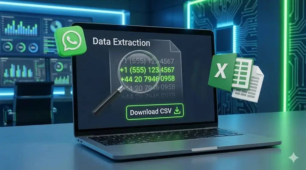 Free online phone number scraper tool extracting contacts from text file.