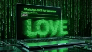WhatsApp Big Text ASCII Art Generator Example
