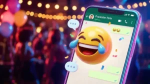 Fake WhatsApp typing status screenshot on Android and iPhone with custom battery and last seen