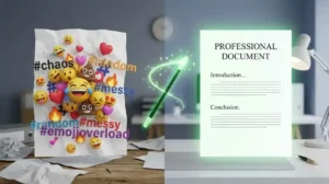 Removing emojis from text using online cleaner tool