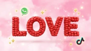 Text to Emoji Converter Tool showing Love and Fire Emoji Art
